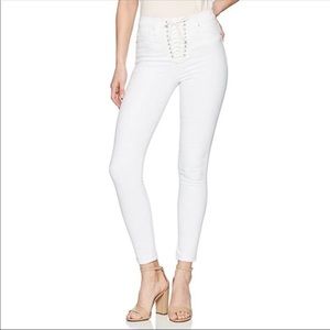 NWT HUDSON bullocks lace up jeans 28